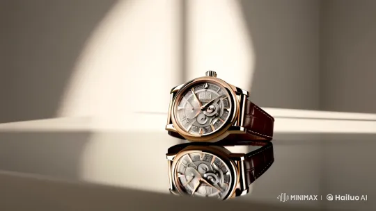 Luxury Watch Displayed with Artful Cinematography – AI Generated Video | Hailuo AI