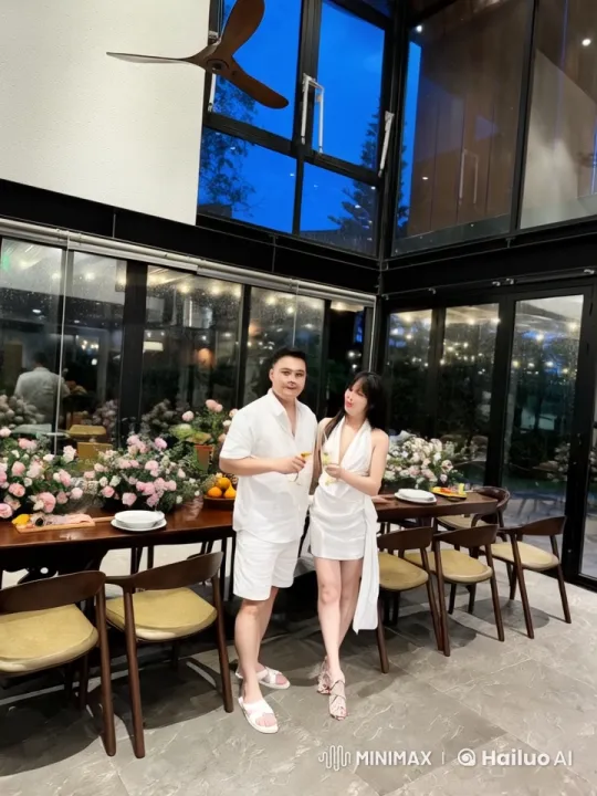 White-Clothed Couple's Graceful Kung Fu Performance – AI Generated Video | Hailuo AI