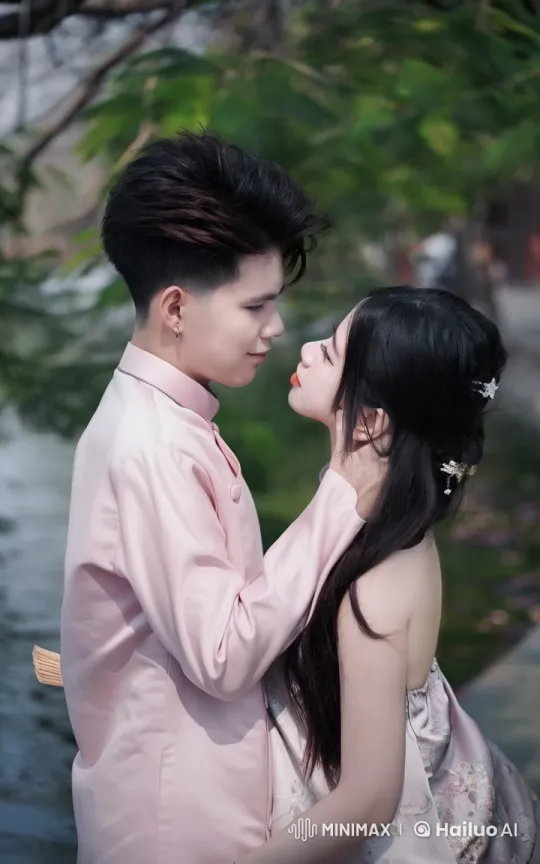 Traditional Kung Fu Duo Engages in Graceful Combat by the River – AI Generated Video | Hailuo AI