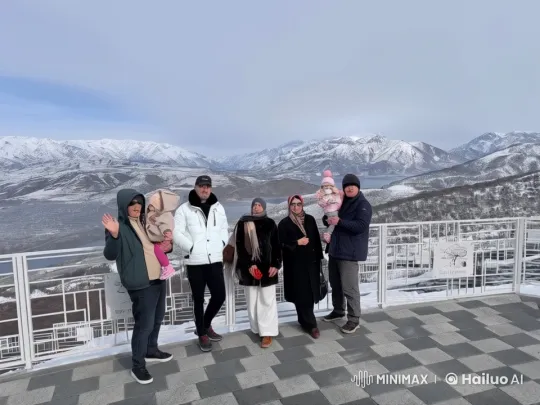 Odil Akhmedov and Team Enjoy Chimgan Mountains Hike – AI Generated Video | Hailuo AI
