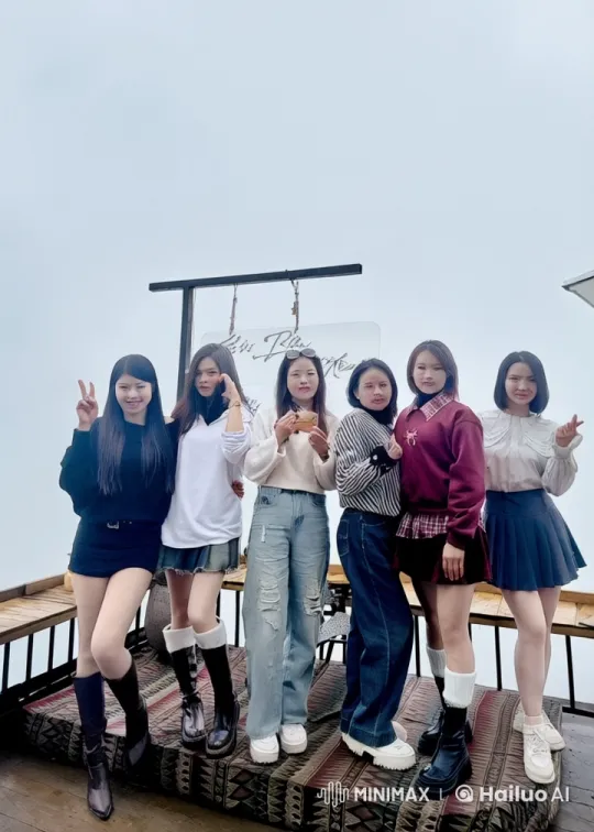 Young Women Showcase Combat Skills on Elevated Platform – AI Generated Video | Hailuo AI