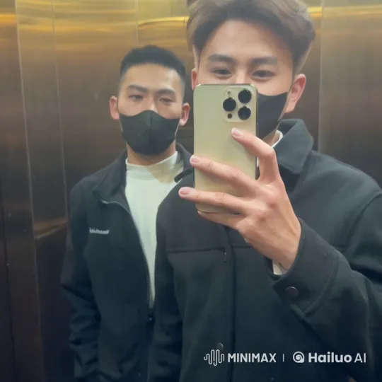 Two Men Perform Martial Arts in an Elevator – AI Generated Video | Hailuo AI