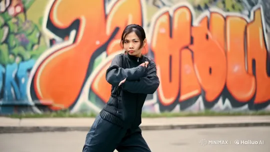 Urban Dance Fusion: Kung Fu Meets Hip-Hop – AI Generated Video | Hailuo AI