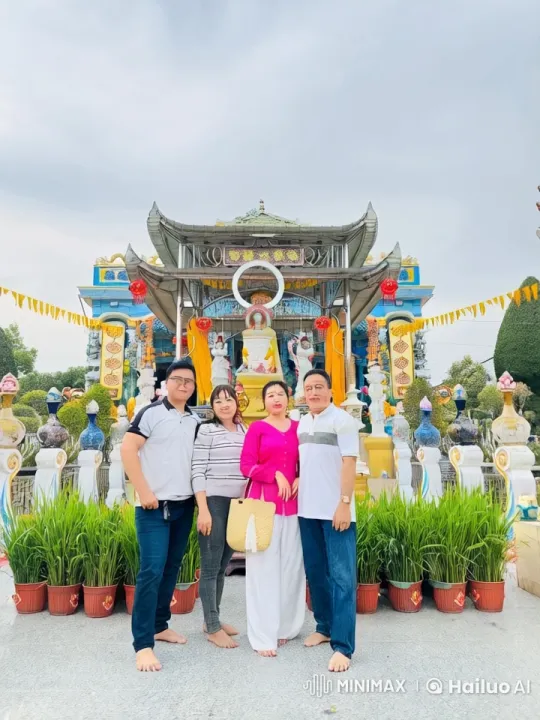 Traditional Kung Fu Display in Vibrant Pagoda Setting – AI Generated Video | Hailuo AI