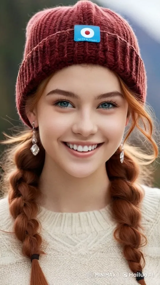Young Woman with Braided Hair in Serene Outdoor Setting – AI Generated Video | Hailuo AI