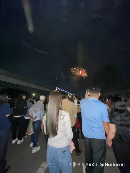 Martial Arts Performance Under Fireworks Display – AI Generated Video | Hailuo AI
