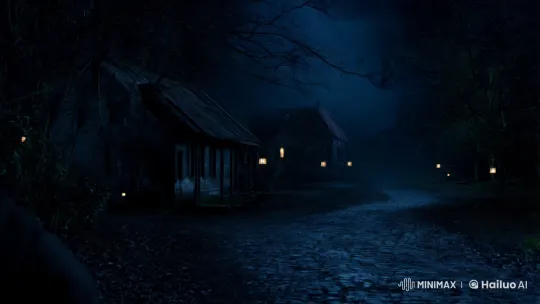 Eerie Moonless Town: Diary of Future Peril – AI Generated Video | Hailuo AI