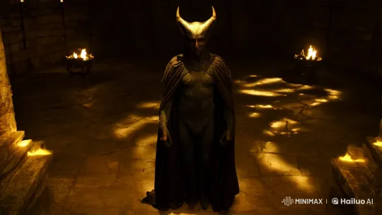 Anne Hathaway Reveals Herself as a Demon in Dramatic Transformation – AI Generated Video | Hailuo AI