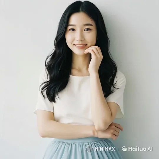 Hand Gesture Forming Heart with Smile – AI Generated Video | Hailuo AI