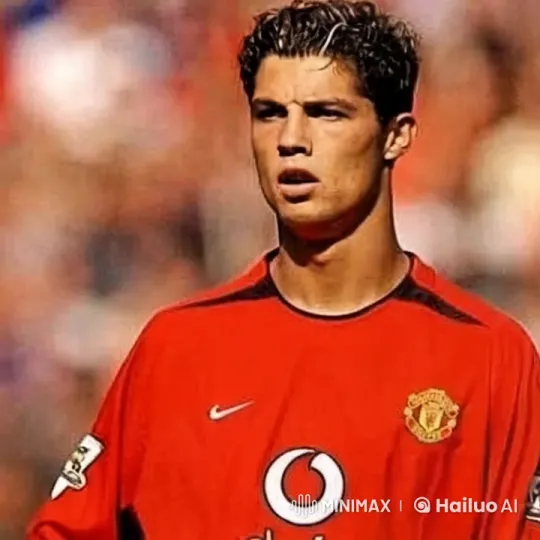 Manchester United Footballer Smoking on Field – AI Generated Video | Hailuo AI