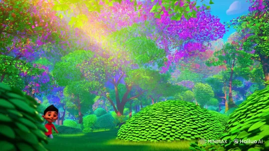 Boy and Rabbit's Enchanted Hide and Seek Adventure – AI Generated Video | Hailuo AI