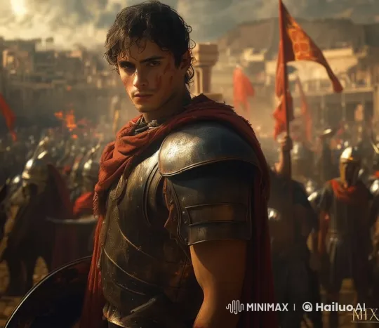Adonis Prepares for Battle, Honors Aphrodite in Live2D Animation – AI Generated Video | Hailuo AI