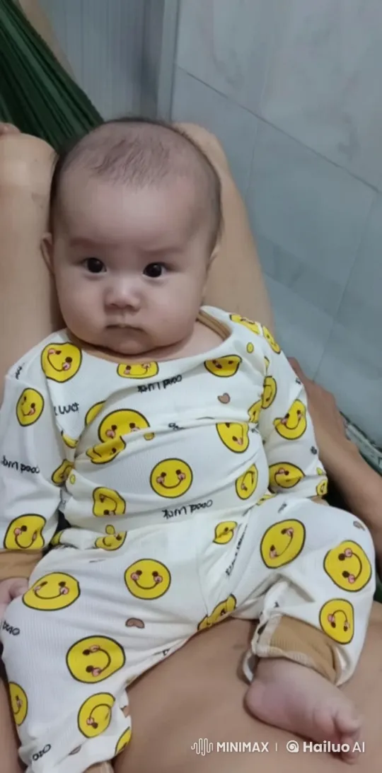 Baby in Smileys Pajamas Mimics Kung Fu – AI Generated Video | Hailuo AI
