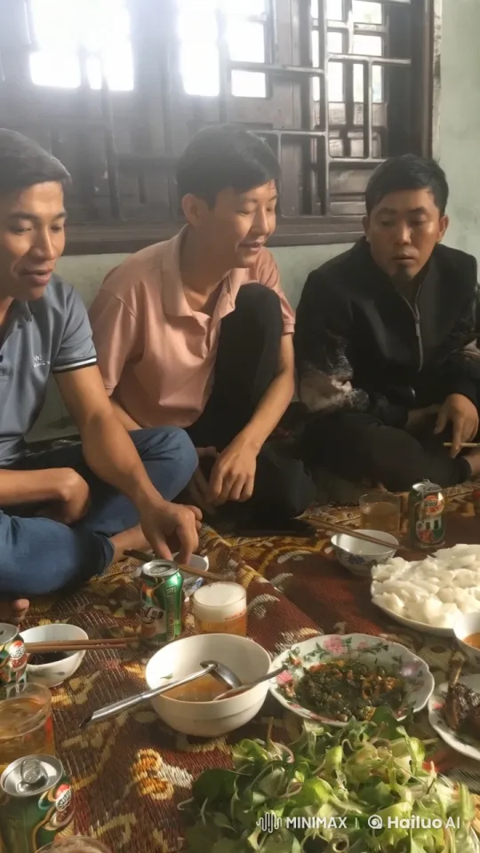 Three Men Start a Fight During Meal Preparation – AI Generated Video | Hailuo AI