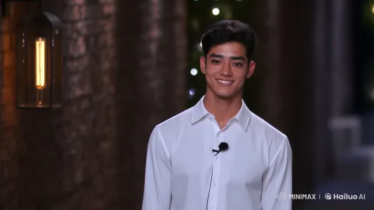 Confident Man Approaches Like a Runway Model – AI Generated Video | Hailuo AI