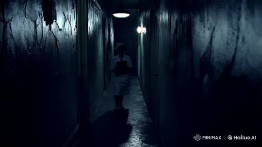 Mental Hospital Encounter: Nurse's Suspenseful Discovery – AI Generated Video | Hailuo AI