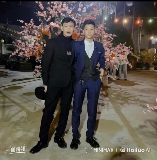 Festive Night Fight: Elegant Combat in Colorful Setting – AI Generated Video | Hailuo AI