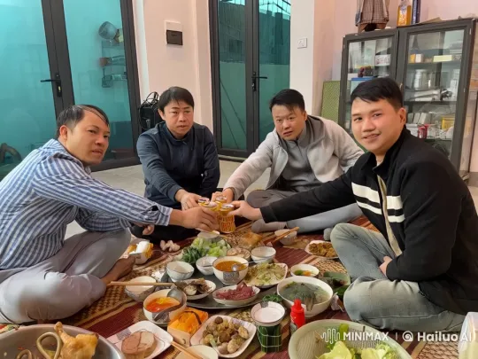 Social Meal Turned Martial Arts Display – AI Generated Video | Hailuo AI