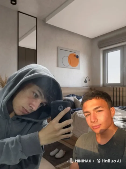 Couple Shares Intimate Moment in Modern Bedroom – AI Generated Video | Hailuo AI