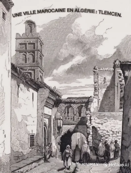 Animated Illustration of Traditional Tlemcen, Algeria – AI Generated Video | Hailuo AI