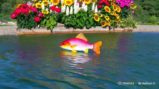 Artistic Creation: Picture with Swaying Flowers and Roses – AI Generated Video | Hailuo AI