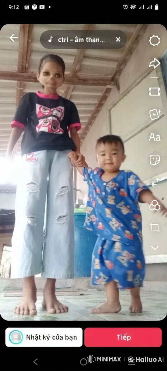 Brother and Sister Practicing Kung Fu – AI Generated Video | Hailuo AI