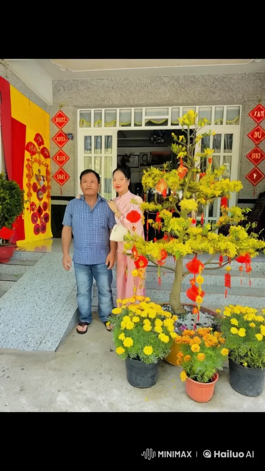 Couple Displays Martial Arts in Festive Home Setting – AI Generated Video | Hailuo AI