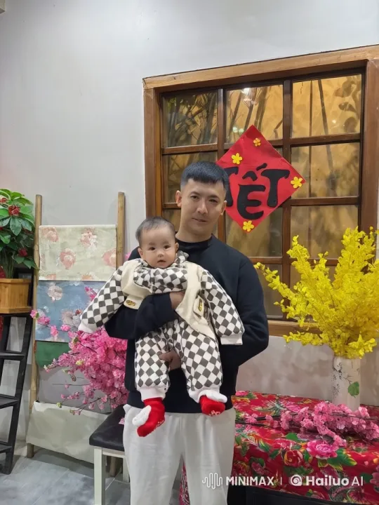 Martial Arts Performance in Festive Tet Decor – AI Generated Video | Hailuo AI