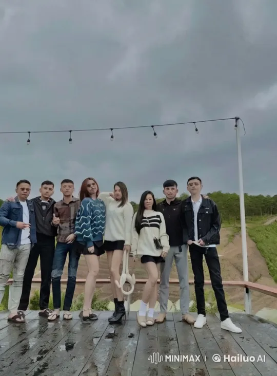 Friends Display Kung Fu Skills on Scenic Hillside – AI Generated Video | Hailuo AI