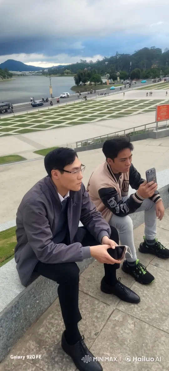 Kung Fu Duel in Scenic Mountain Lake Setting – AI Generated Video | Hailuo AI