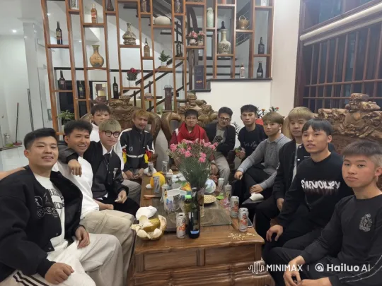 Young Men Display Martial Arts Skills in Cozy Living Room – AI Generated Video | Hailuo AI