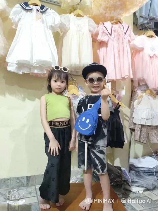 Children Display Martial Arts Moves in Clothing Store – AI Generated Video | Hailuo AI