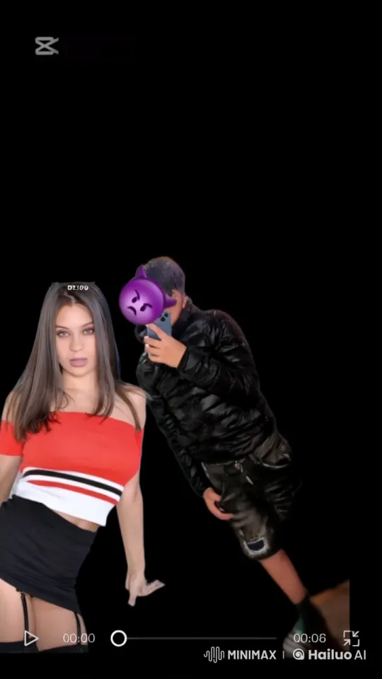 Boy Kisses Girl's Cheek in Intimate Moment – AI Generated Video | Hailuo AI