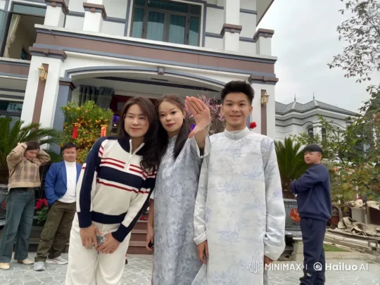 Traditional House Setting for Lively Kungfu Display – AI Generated Video | Hailuo AI