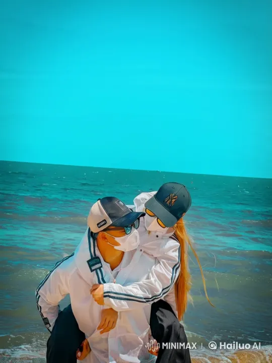 Vibrant Beach Kungfu Sparring with Dynamic Moves – AI Generated Video | Hailuo AI
