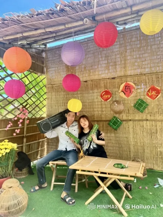 Festive Kung Fu Display in Colorful Ambiance – AI Generated Video | Hailuo AI