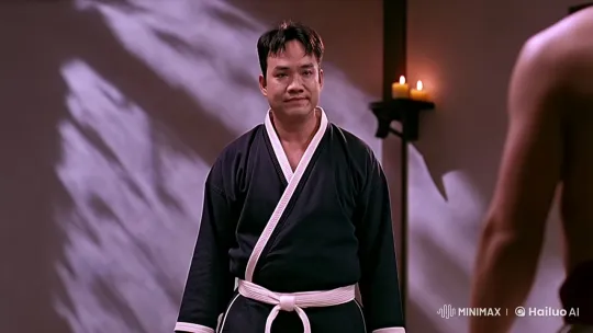 Martial Artist Demonstrates Skill in Dimly Lit Dojo – AI Generated Video | Hailuo AI
