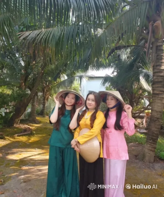 Traditional Women's Martial Arts in Lush Setting – AI Generated Video | Hailuo AI