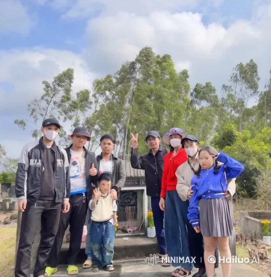 Martial Artists Perform Energetic Routine in Graveyard – AI Generated Video | Hailuo AI