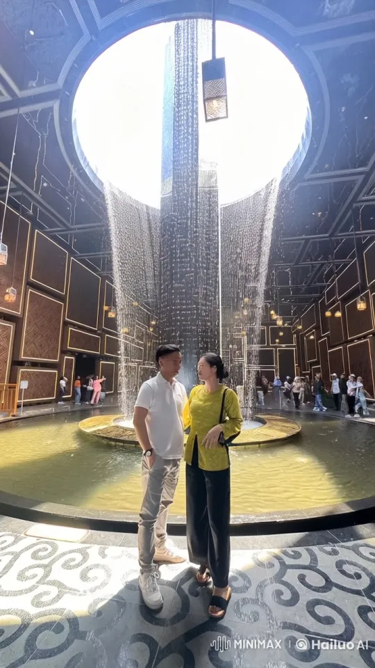Indoor Martial Arts Display in Ornate Setting – AI Generated Video | Hailuo AI