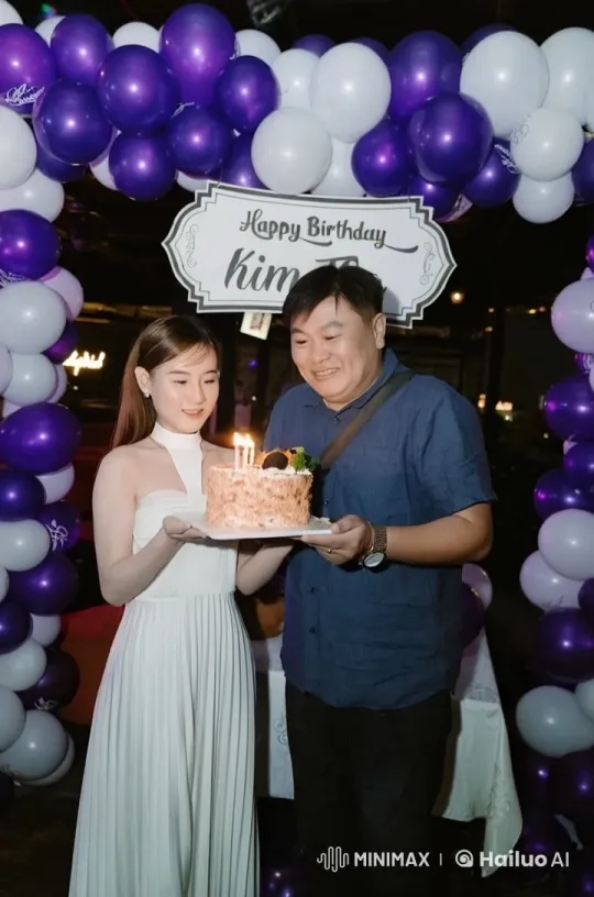 Birthday Celebration with Kungfu Cake-Holding Duo – AI Generated Video | Hailuo AI