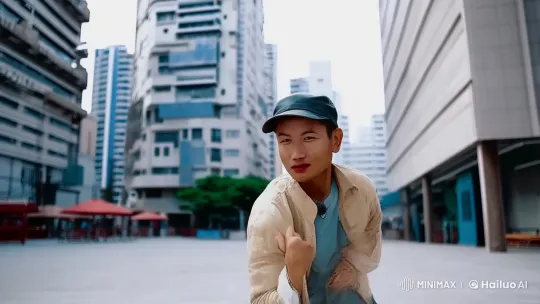 Urban Martial Artist Showcases Precision and Power – AI Generated Video | Hailuo AI