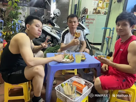 Street-side friends engage in a dynamic martial arts fight. – AI Generated Video | Hailuo AI