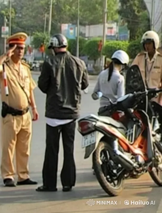 Martial Artist Surprises Traffic Officers with Kung Fu Demo – AI Generated Video | Hailuo AI