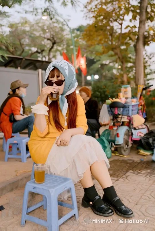 Young Woman Demonstrates Kung-Fu Skills in Outdoor Setting – AI Generated Video | Hailuo AI