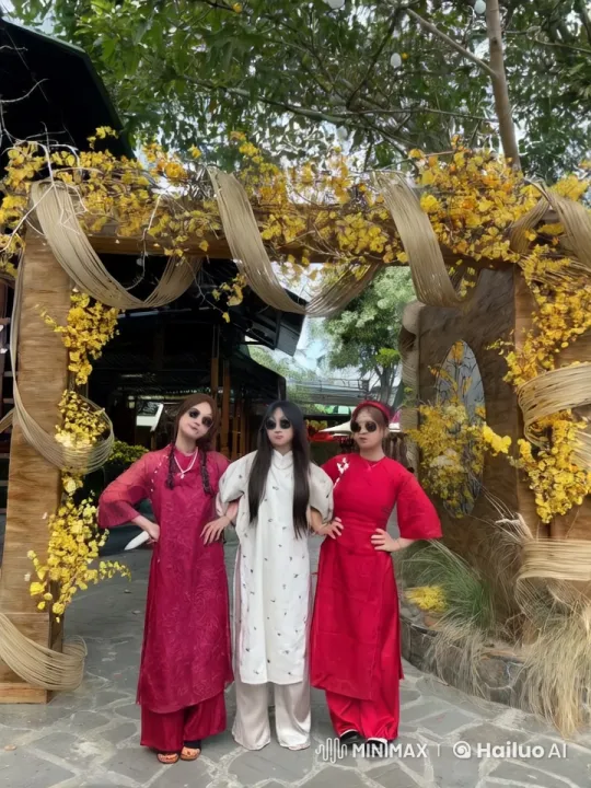 Traditional Attire Meets Modern Kungfu in Vibrant Display – AI Generated Video | Hailuo AI