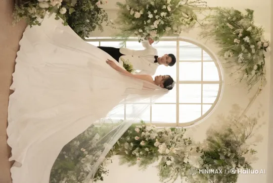 Kungfu Wedding: Bride and Groom's Dynamic Martial Arts Dance – AI Generated Video | Hailuo AI