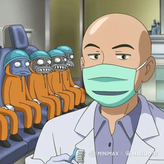 Futuristic Dentist Battles Germs with Bazooka Mouthwash – AI Generated Video | Hailuo AI