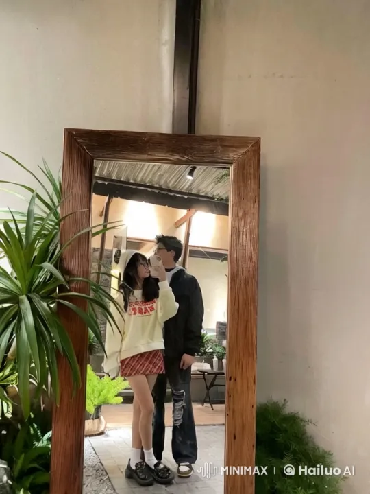 Young Woman and Man Showcase Kung Fu Skills in Mirror Fight – AI Generated Video | Hailuo AI