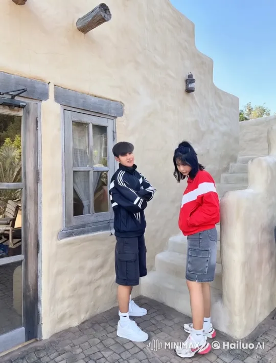 Kung Fu Duel in Front of Adobe Building – AI Generated Video | Hailuo AI